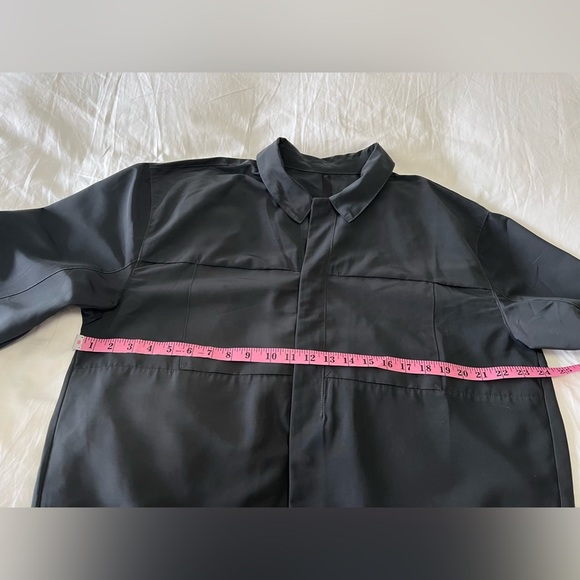 Fabletics | Mens SZ Large | The Outpost Jacket Black/Gray Snap Front Shacket - Picture 4 of 11